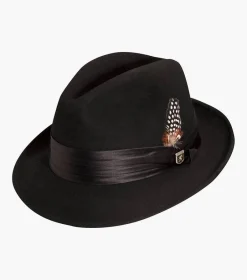 Stacy Adams Ash Fedora Black Online