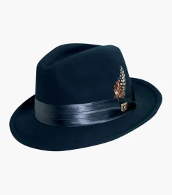 Stacy Adams Ash Fedora Navy Online