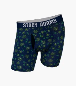 Stacy Adams Boxer Brief Navy/Green Discount