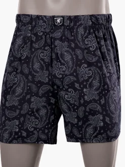 Stacy Adams Boxer Shorts Black Multi Hot