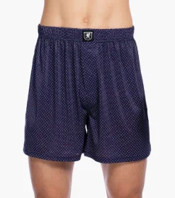 Stacy Adams Boxer Shorts Navy Multi New