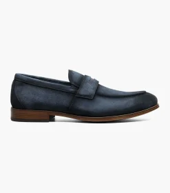 Stacy Adams Burke Navy Suede Best