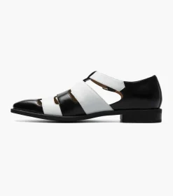 Stacy Adams Calderon Black w/White Hot