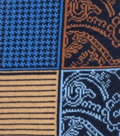 Stacy Adams Checkered Paisley Tan Multi Online
