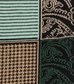 Stacy Adams Checkered Paisley Green Hot