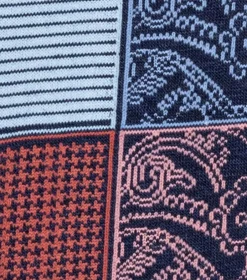 Stacy Adams Checkered Paisley Pink Sale