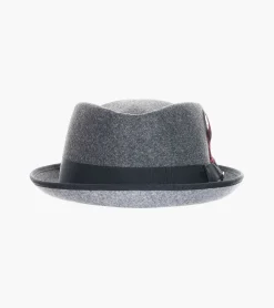 Stacy Adams Cranston Fedora Charcoal Hot