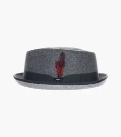 Stacy Adams Cranston Fedora Charcoal Hot