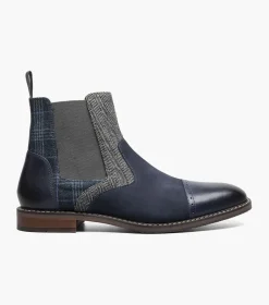 Stacy Adams Finney Navy Multi Hot