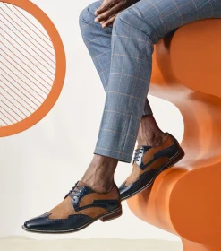 Stacy Adams Joss Navy Multi Hot