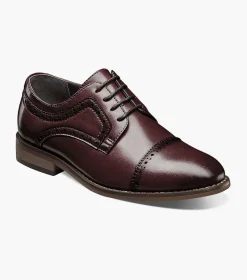 Stacy Adams Kids Dickinson Burgundy Hot