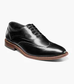 Stacy Adams Macarthur Black Smooth