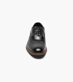 Stacy Adams Macarthur Black Smooth