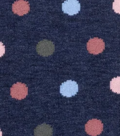 Stacy Adams Oversize Polka Dots Navy Hot