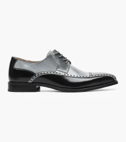 Stacy Adams Plaza Black/Gray New