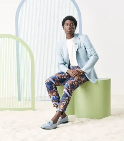 Stacy Adams Quincy Light Blue Clearance