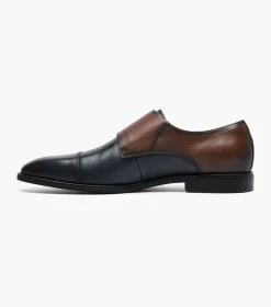 Stacy Adams Raythorne Navy/Brown Hot