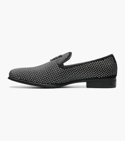 Stacy Adams Swagger Black and Silver Hot