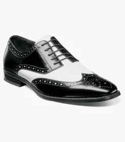 Stacy Adams Tinsley Black w/White Clearance